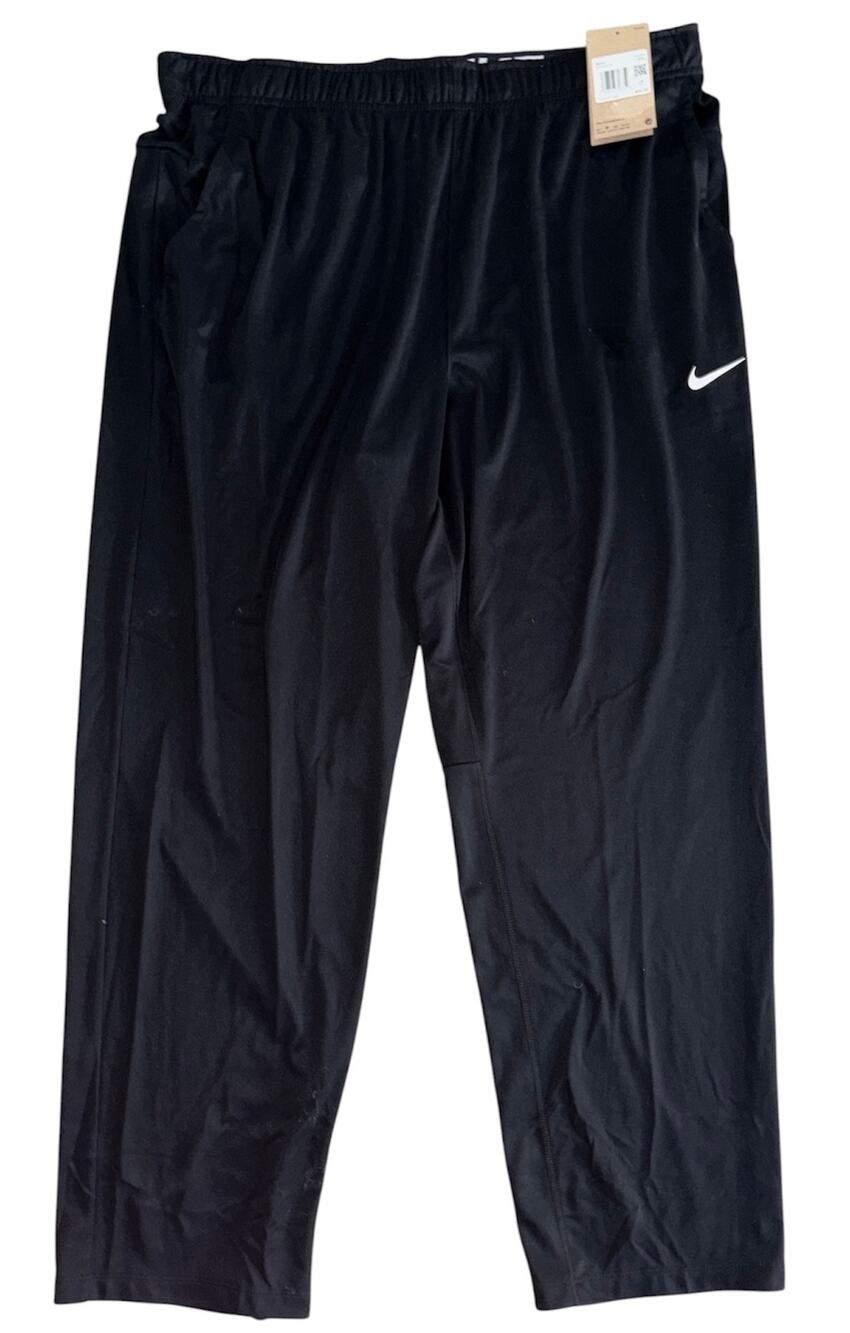 Nike Totality Men's 2XL Dri-FIT Open Hem Versatile Pants Black